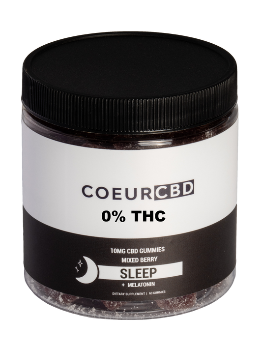 CBD Sleep Gummies with Melatonin-0% THC